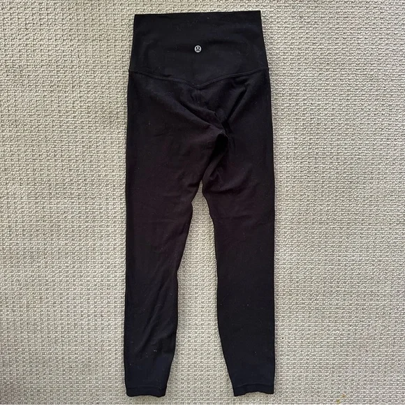 Women’s Lululemon Align lot W5CT3S black & teal W5AYNS size 2 leggings - Picture 5 of 15